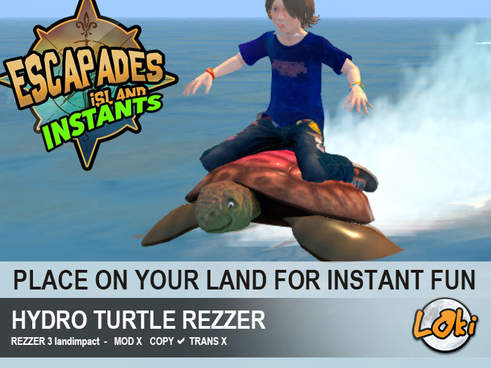 Escapades Instants - Hydro Turtles
