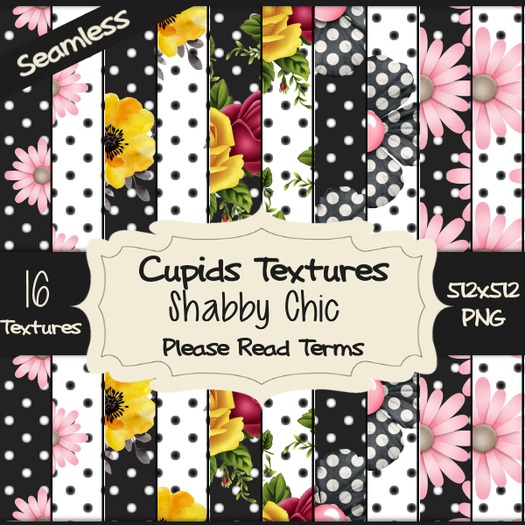 *Cupids Textures * 16 SHABBY CHIC