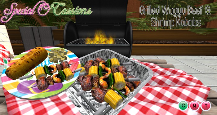 ~SO~ Grilled Wagyu Beef & Shrimp Kabobs BOX