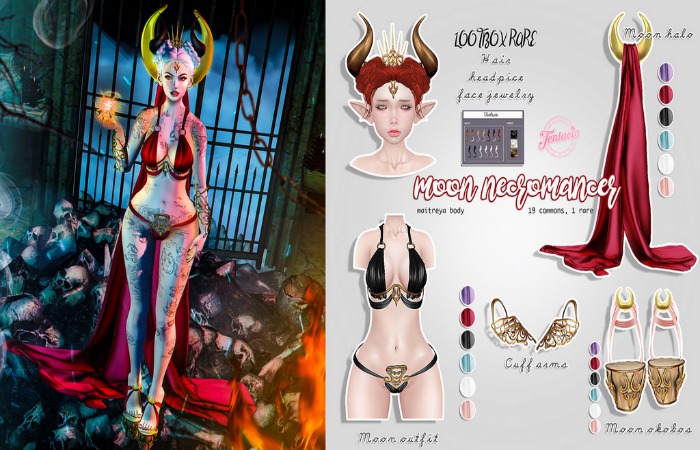 *Tentacio* Moon necromancer hair rare lootbox