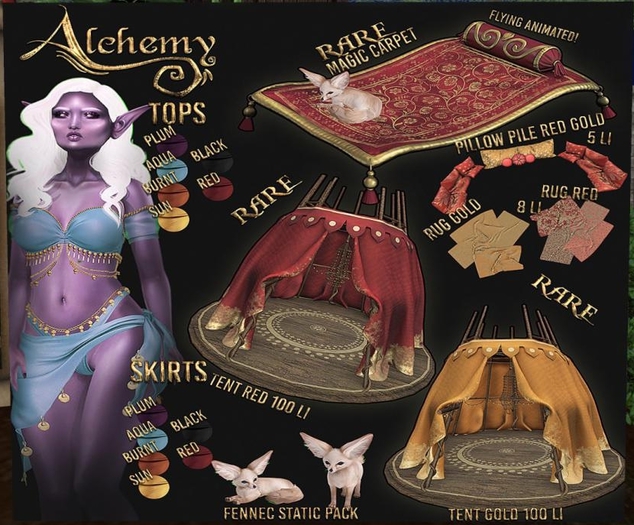 Alchemy - Tent - Gold RARE Lootbox