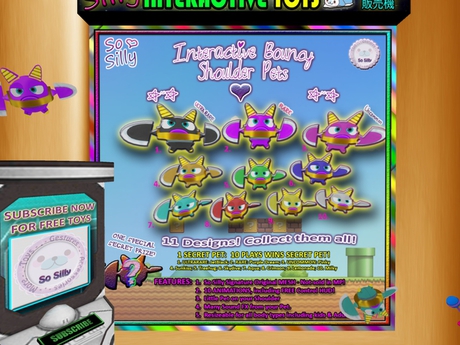 Second Life Marketplace - So Silly Bouncy Shoulder Pet (TM) BOXED - Treehug