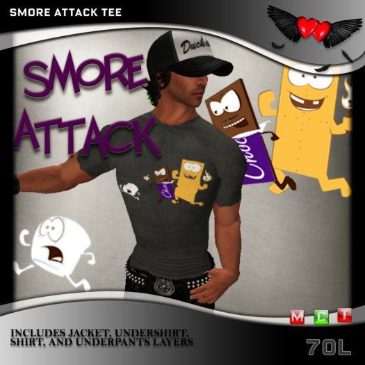 .:[AMAME]:. S'more Attack Tee