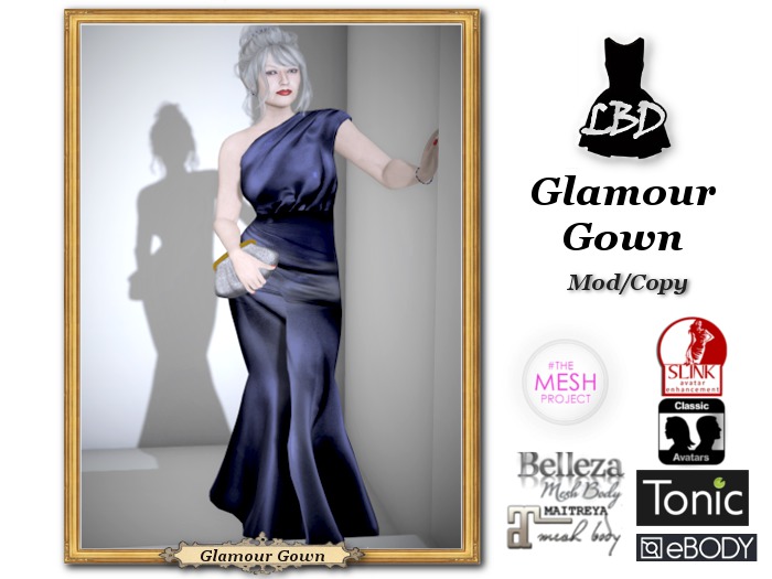 *LBD* Midnight Glamour Gown