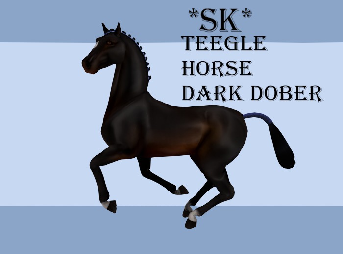 *SK* Teegle horse Dark Dober