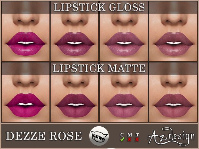 Az... Dezze Rose Lipstick (CATWA APPLIER)