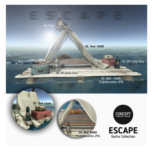 Concept} *08. Escape. Oil Lamp grey