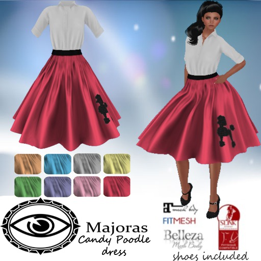 Majoras Candy Poodle Dress