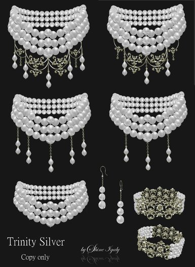 Trinity Silver Jewel set