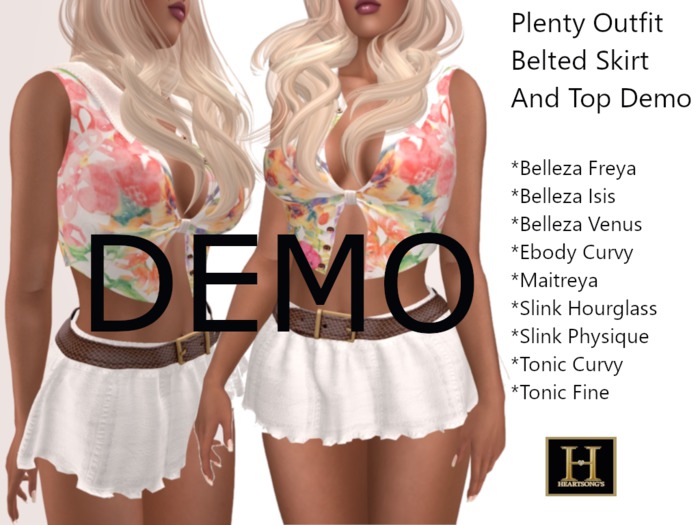 ~HEARTSONGS~ PLENTY BELTED SKIRT OUTFIT DEMO