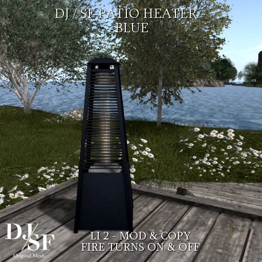 DJ / SF Patio Heater - Blue - Boxed