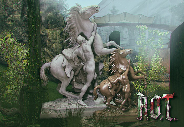 R.O.T. - man & horse metallic (box)