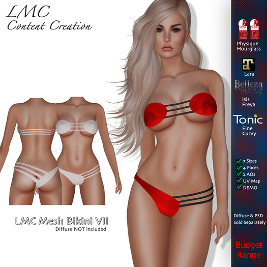 LMC Meshes - Bikini VII - Budget Range