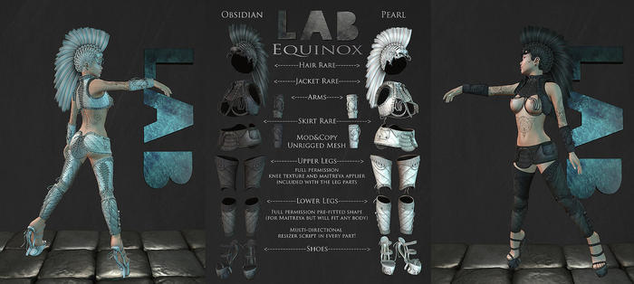 [LAB737] Equinox Skirt Pearl RARE