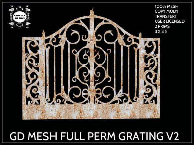 GD MESH FULL PERM GRATING V2