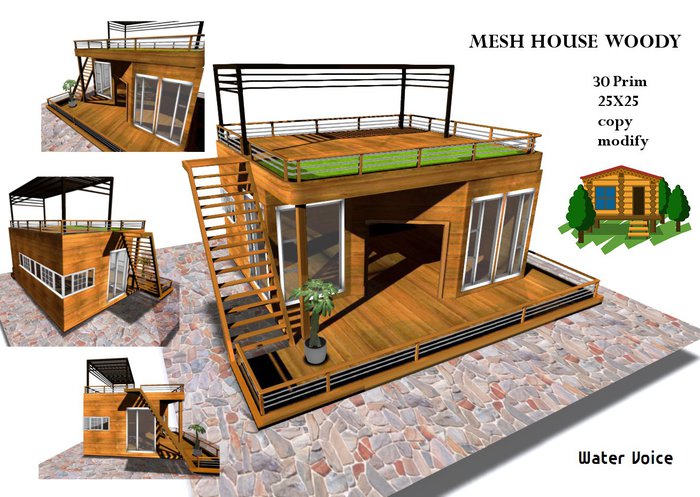 MESH HOUSE WOODY BOX