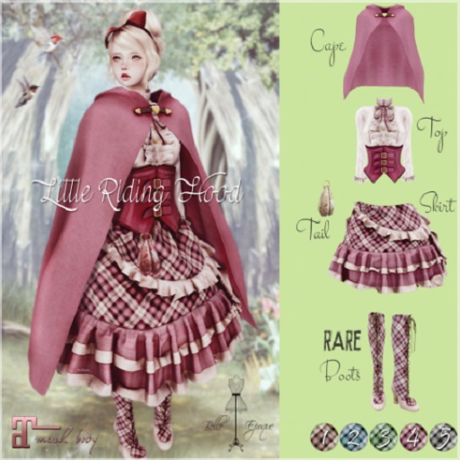 Belle Epoque { Little Riding Hood } Cape 3 (Box)