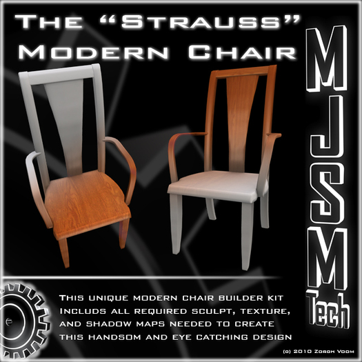 MJSMTech - Strauss - Traditional Chair Builder Kit