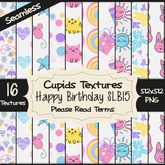 *Cupids Textures * 16 HAPPY BIRTHDAY SLB15