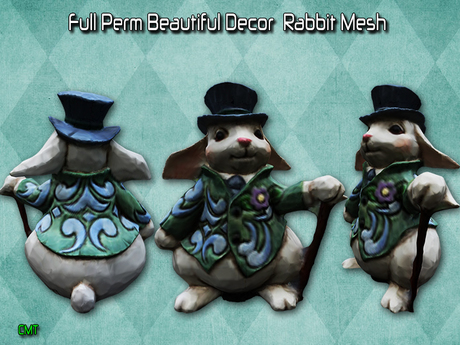 Second Life Marketplace - Full Perm Beautiful Rabbit Figure HQ Mesh