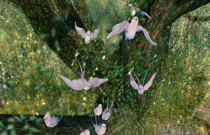 11){anc} forget. Swallow [mistgray]