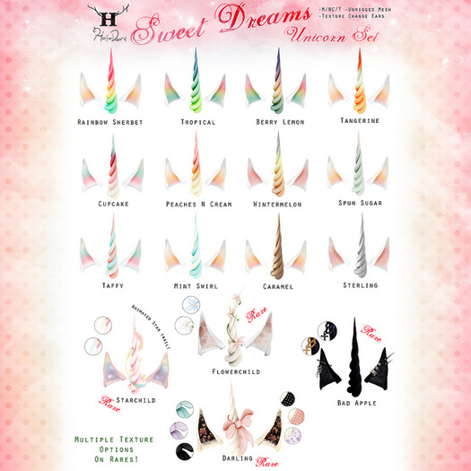 +Half-Deer+ Sweet Dreams Unicorn Set (Caramel) 3