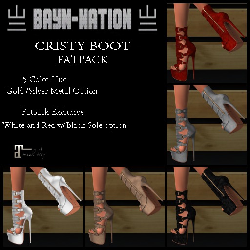 BayN NatioN - Cristy boot - FATPACK with Hud