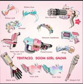 *Tentacio* Doom girl gacha. Ribbon pink 6