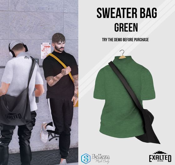 ExalteD - Sweater Bag {Signature & Belleza} Green