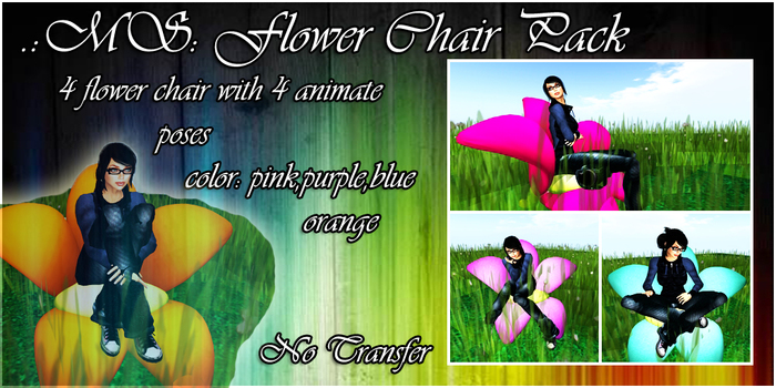 .:MS:. Flower Pack Chair