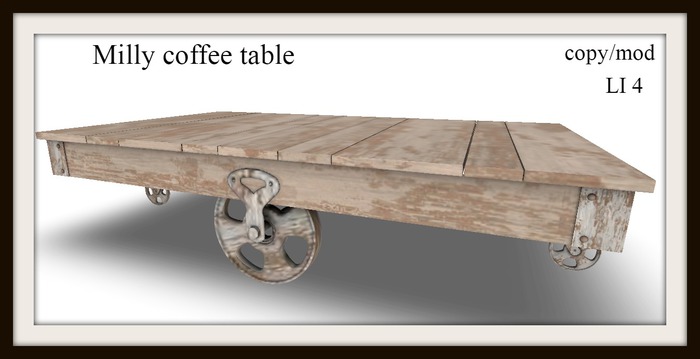 Milly coffee table