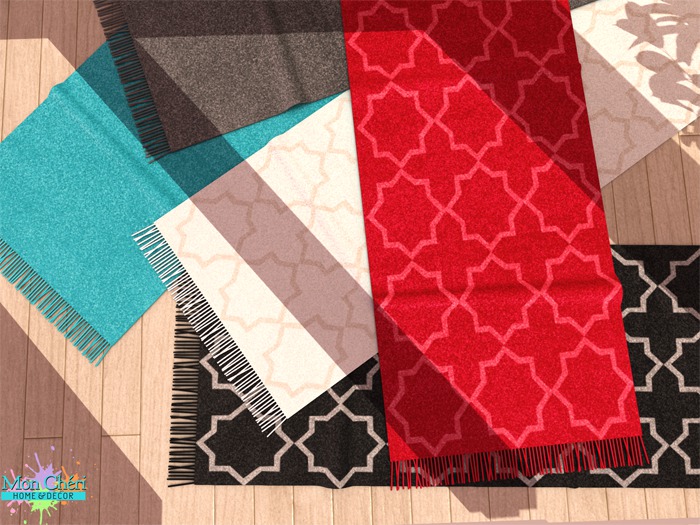 Mon.Cheri.H&D - Aria Fringe Rug with HUD