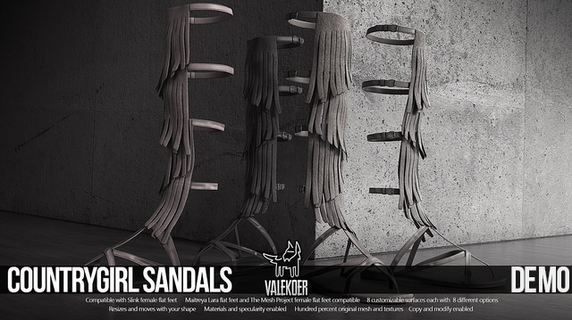 [VALE KOER] COUNTRYGIRL SANDALS DEMO