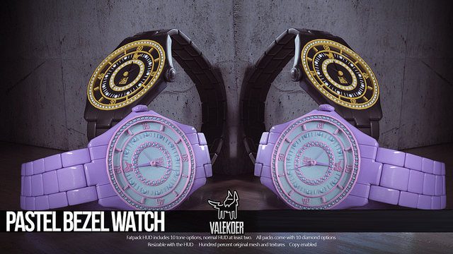[VALE KOER] PASTEL BEZEL WATCH FATPACK