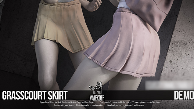 [VALE KOER] GRASSCOURT SKIRT DEMO