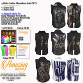 AmAzINg CrEaTiOnS 4 Male Gothic Sleeveless shirt (SFP)