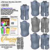 AmAzINg CrEaTiOnS 4 Male Jean Sleeveless shirt (SFP)