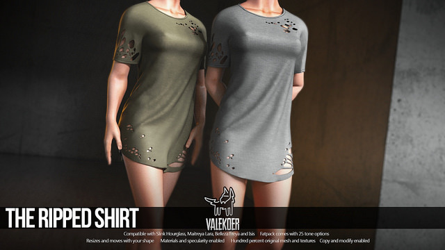 [VALE KOER] RIPPED SHIRT FATPACK
