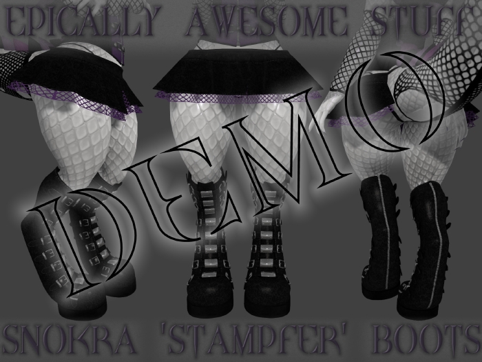 ~EAS~ snokra 'stampfer' boots -DEMO-