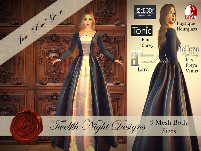 Jane Blue Gown
