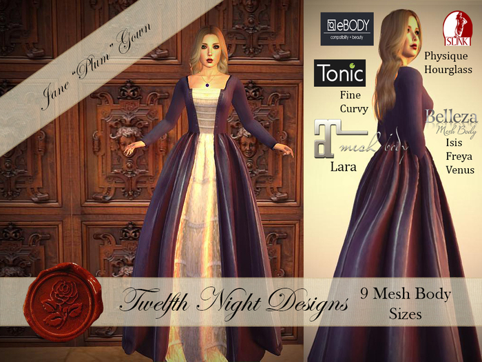 Jane Violet Gown