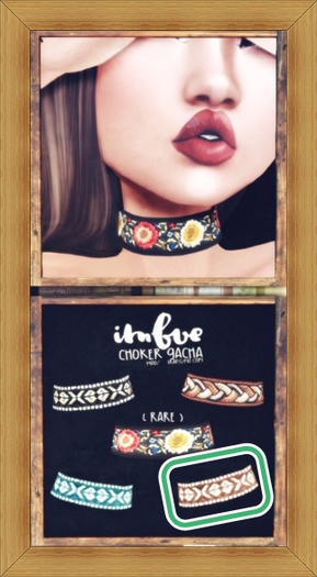 imbue. native choker - turqoise
