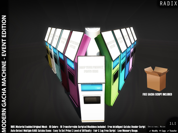 [RADIX] Modern Gacha Machine - Event Edition
