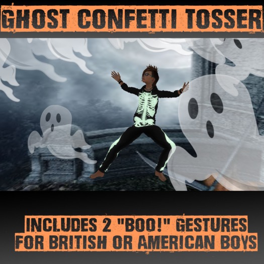Ghost Confetti Tosser Boxed