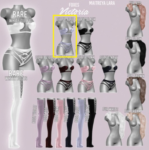 Foxes - Victoria - Outfit - Blue