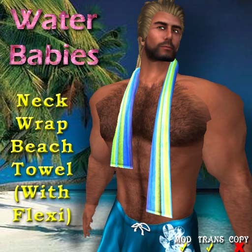 Water Babies - Beach Towel Neck Wrap (Beach 5)