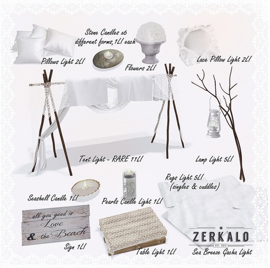 [ zerkalo ] Sea Breeze - Tent Light- RARE