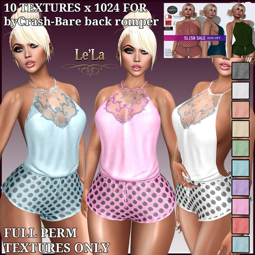 byCrash-Bare back romper Texture Pack 3