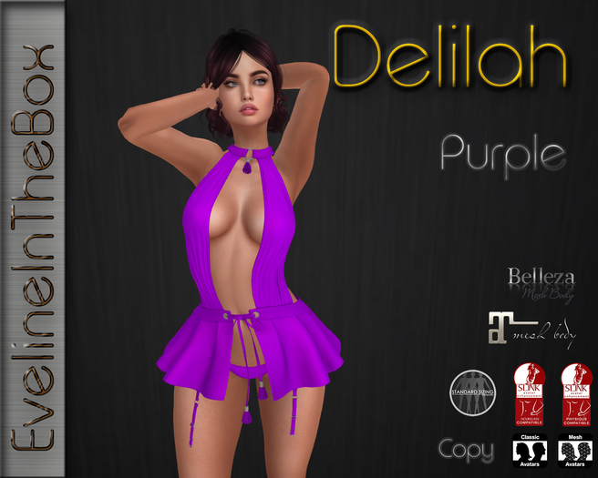 [EvelineIntheBox] Delilah Purple *boxed* add/wear me