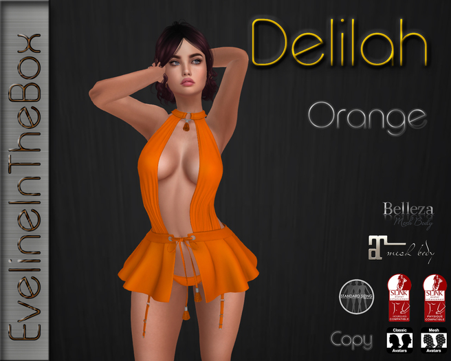 [EvelineIntheBox] Delilah Orange *boxed* add/wear me